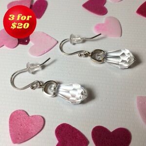 Swarovski & Sterling Silver Dangle Earrings